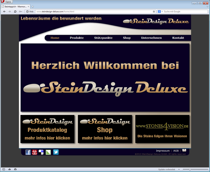 Website SteinDesign Deluxe